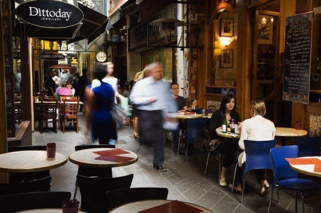 Melbourne cafe culture